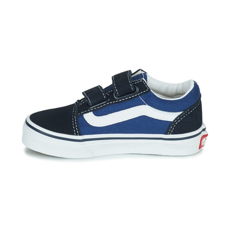 Vans OLD SKOOL V Blu - Sneakers Bambino - 4