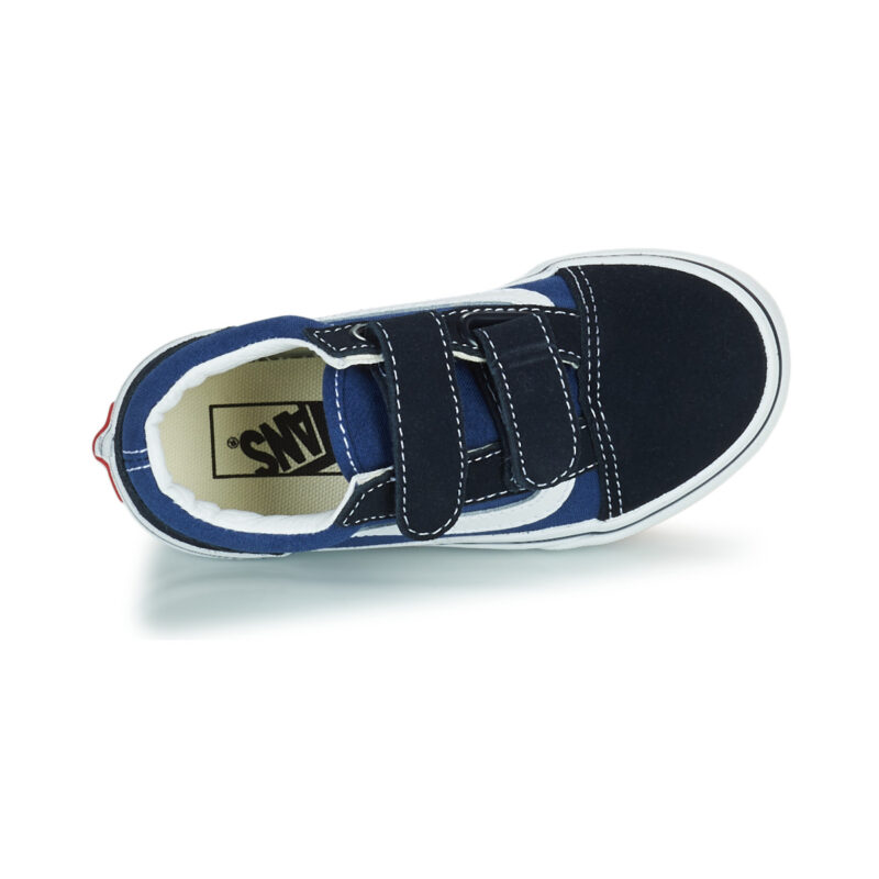Vans OLD SKOOL V Blu - Sneakers Bambino - 6