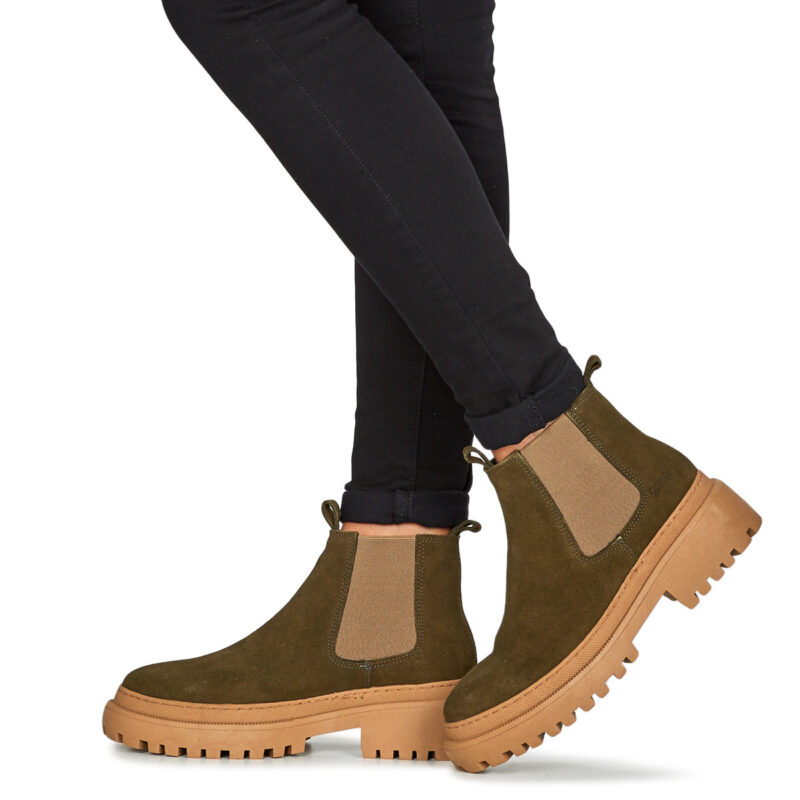 Casual Attitude TIBANKS Khaki Women's Ankle Boots - 8