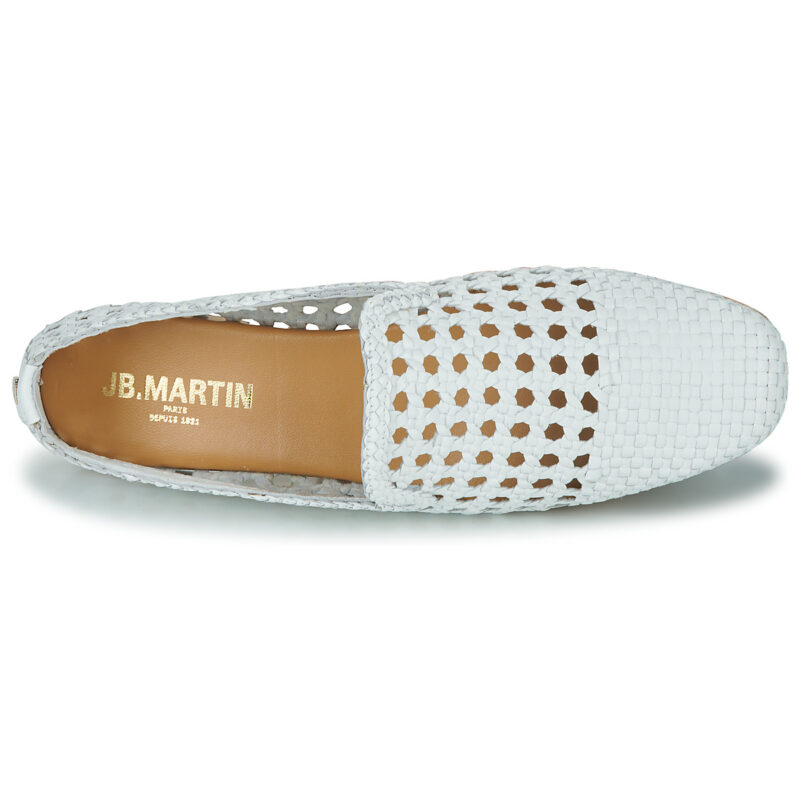 JB Martin TROPICAL Bianco Mocassini Donna - 6
