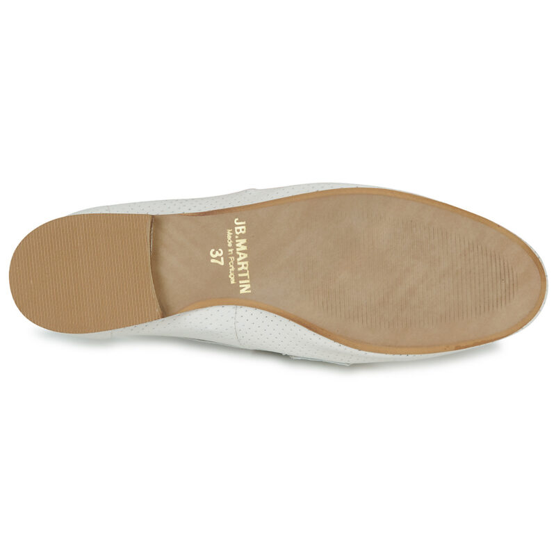 JB Martin FRANCHE BIJOU Bianco Mocassini Donna - 7