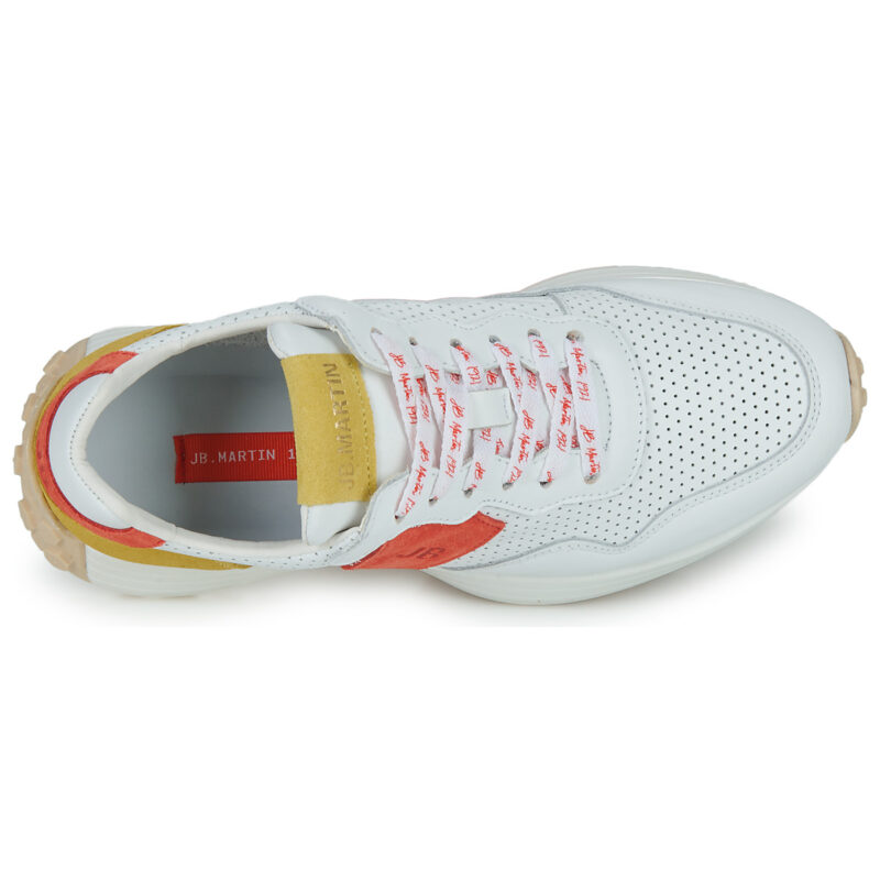 JB Martin HISIA Wei&szlig; Niedrige Sneaker Damen - 6