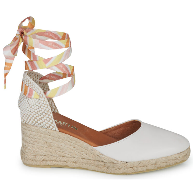 JB Martin VISALIA Wei&szlig;e Espadrilles f&uuml;r Damen - Gr&ouml;&szlig;e 2