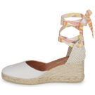 JB Martin VISALIA Wei&szlig;e Espadrilles f&uuml;r Damen - Gr&ouml;&szlig;e 4