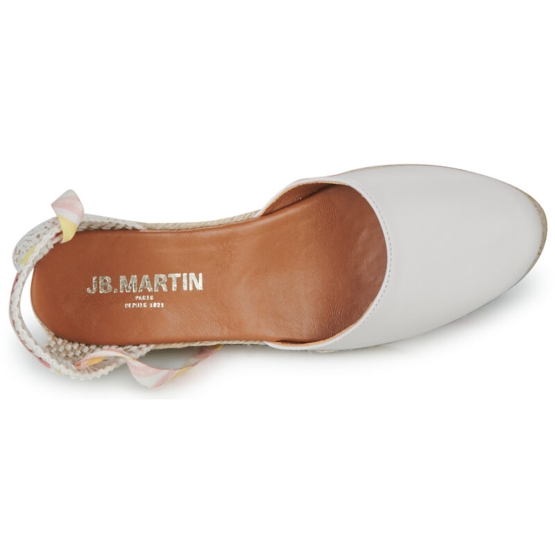 JB Martin VISALIA Wei&szlig;e Espadrilles f&uuml;r Damen - Gr&ouml;&szlig;e 6