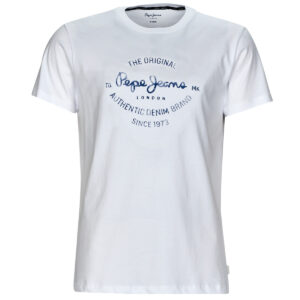 T-shirt  Pepe jeans  RIGLEY  Bianco -  T-shirt maniche corte Uomo