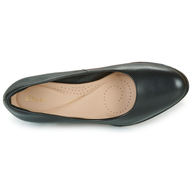 Clarks FREVA85 COURT Nero Décolleté Donna - 6