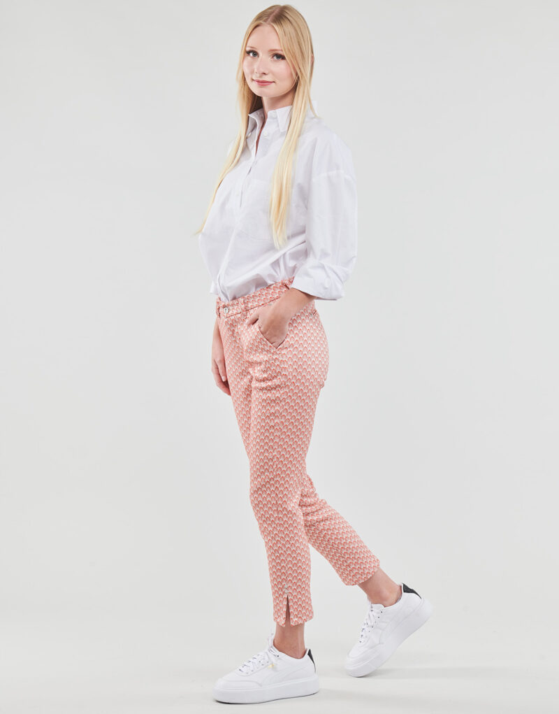 Pantaloni slim Freeman T.Porter ADELIE PALMITA Rosa Pantaloni slim Donna - 3