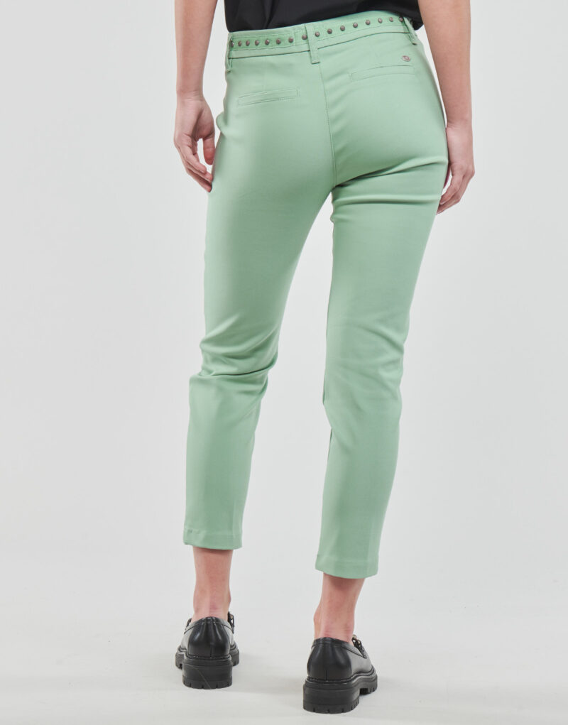 Pantaloni slim Freeman T.Porter CLAUDIA POLYNEO Verde Pantaloni slim Donna - 4