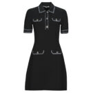 Abito corto  MICHAEL Michael Kors  ECO POP STCH BUTTON DRS  Nero -  Abiti corti Donna - 1