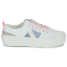 Pepe jeans ALLEN FLAG COLOR W Wei&szlig; Niedrige Sneaker Damen - 2