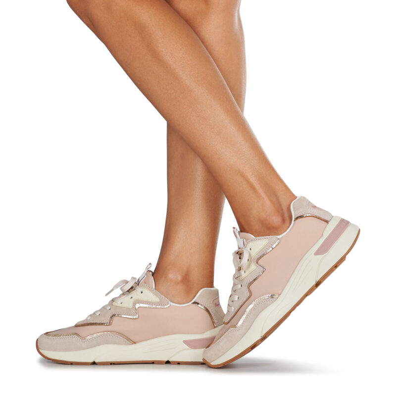 Baskets basses Pepe Jeans ARROW LIGHT rose clair pour femme - 8