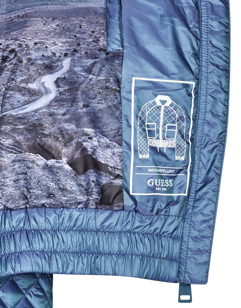 Daunenjacke Guess HILARY Blu Piumini Donna - 6