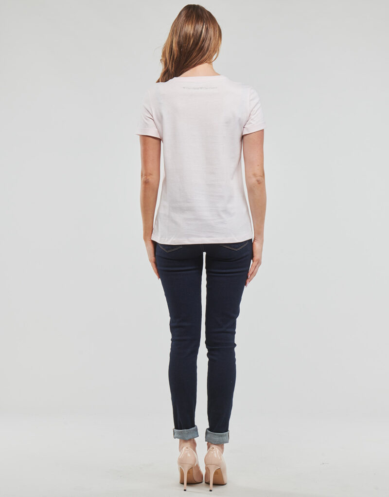 T-Shirt Guess SS CN BENITA TEE Rosa T-shirt maniche corte Donna - 4