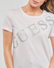 T-Shirt Guess SS CN BENITA TEE Rosa T-shirt maniche corte Donna - 5