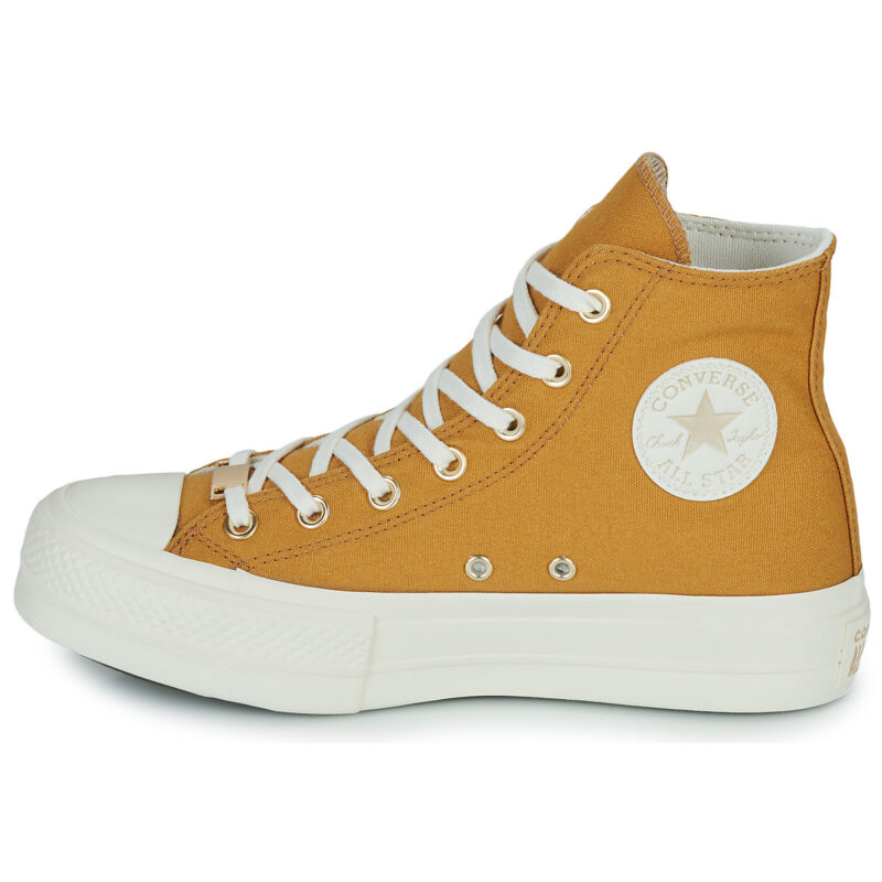 Converse CHUCK TAYLOR ALL STAR LIFT HI Giallo Sneakers alte Donna - 4