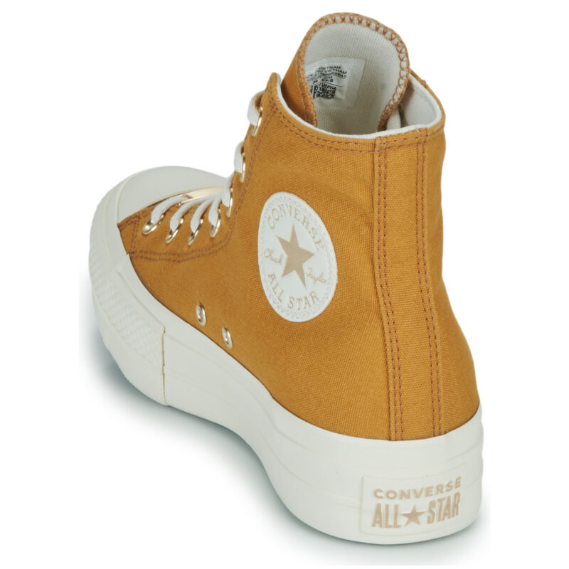 Converse CHUCK TAYLOR ALL STAR LIFT HI Giallo Sneakers alte Donna - 5