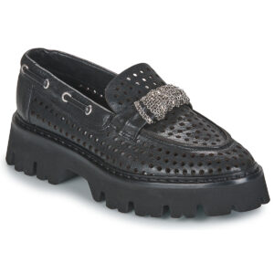 Fru.it  8152-999-ANFIBIO-NERO-NIKEL  Nero -  Mocassini Donna