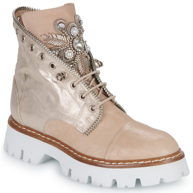 Fru.it TEXANO Beige Damen-Stiefeletten - 1