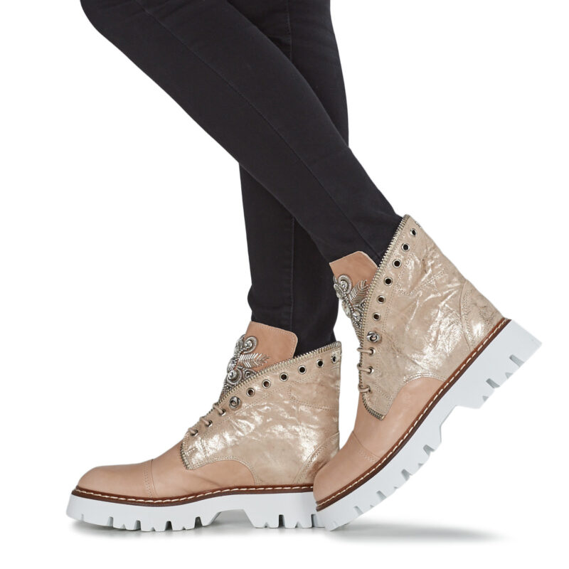 Fru.it TEXANO Beige Damen-Stiefeletten - 8