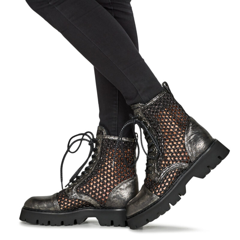 Fru.it PARK INOX Schwarz Damen Stiefeletten - 8