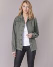 Jacke Le Temps des Cerises PARTOJI Khaki Damenjacken - 2