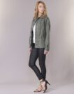 Jacke Le Temps des Cerises PARTOJI Khaki Damenjacken - 3