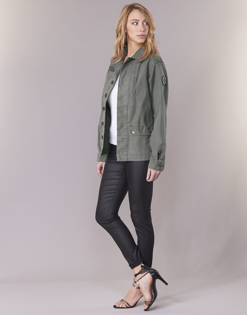 Jacke Le Temps des Cerises PARTOJI Khaki Damenjacken - 3