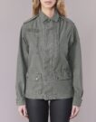 Jacke Le Temps des Cerises PARTOJI Khaki Damenjacken - 4