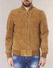 Chaqueta Schott LC301 marr&oacute;n para hombre - 4