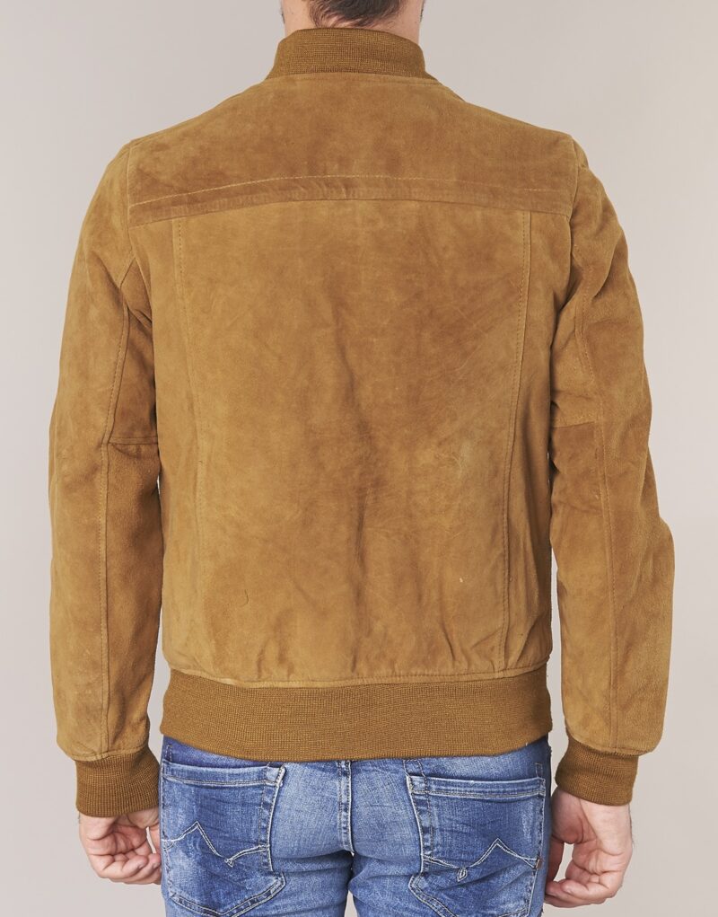 Chaqueta Schott LC301 marr&oacute;n para hombre - 5