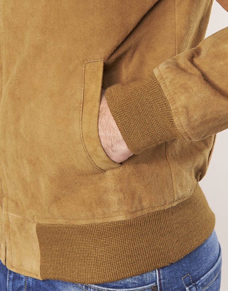 Chaqueta Schott LC301 marr&oacute;n para hombre - 6