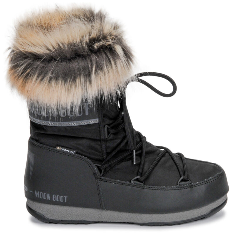Moon Boot MOON BOOT MONACO LOW WP 2 Nero Scarpe da neve Donna - 2