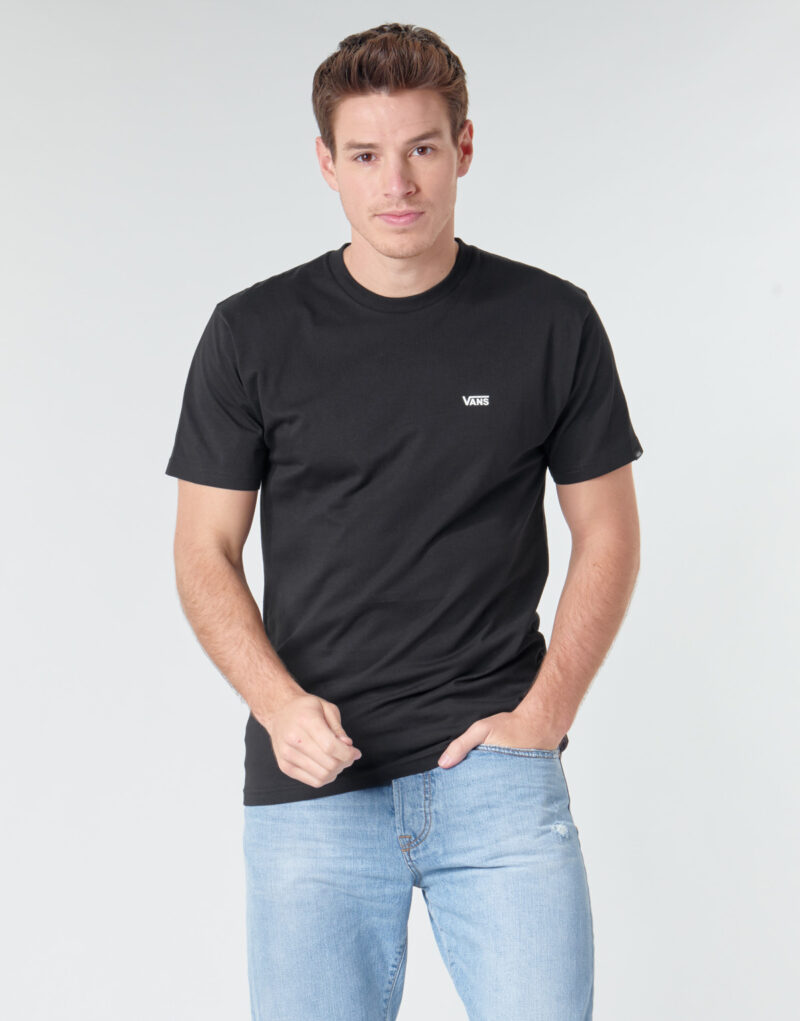 Vans T-Shirt LEFT CHEST LOGO TEE Schwarz T-Shirt Kurzarm Herren - 2
