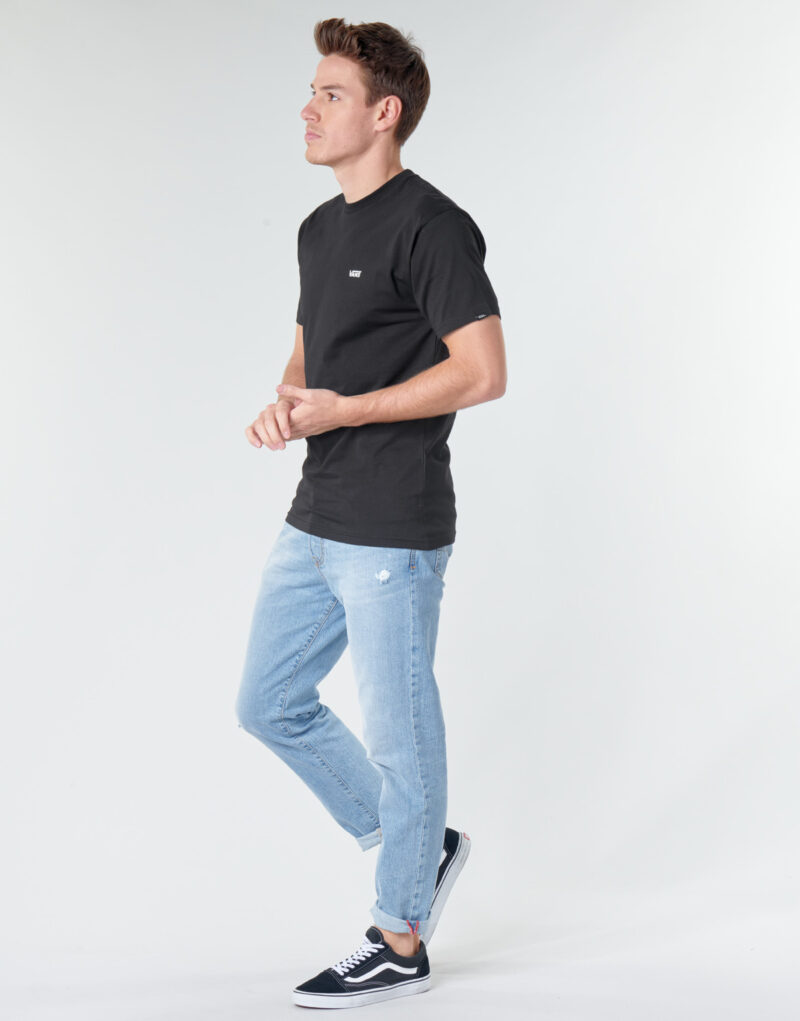 Vans T-Shirt LEFT CHEST LOGO TEE Schwarz T-Shirt Kurzarm Herren - 3