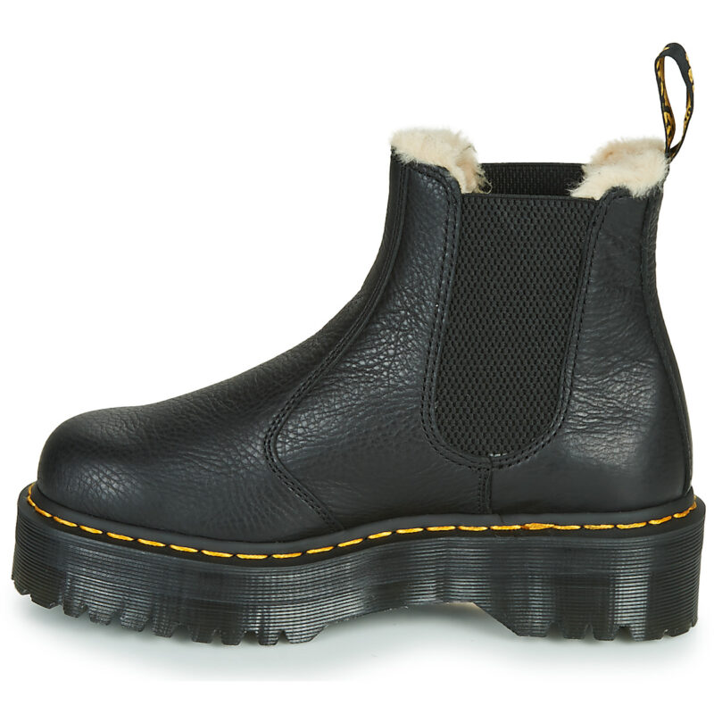 Dr. Martens 2976 QUAD FL BLACK PISA Nero Stivaletti Donna - 4