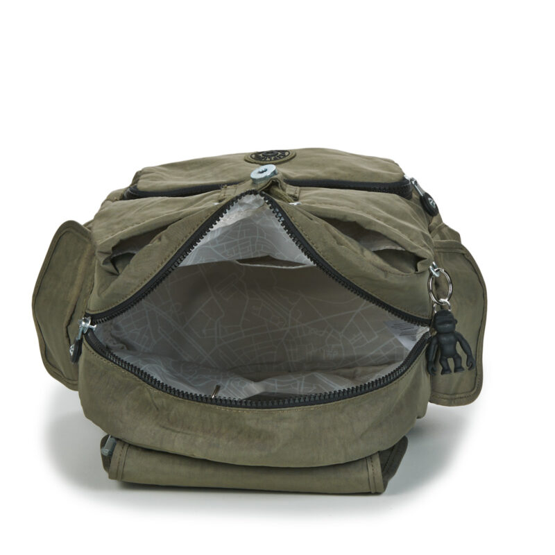 Woman Kipling CITY PACK S Green Women's Backpack - 5