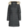 Piumino  Tommy Jeans  TJW ESSENTIAL HOODED DOWN COAT  Nero -   Piumini Donna