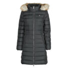 Doudoune &agrave; capuche Tommy Jeans TJW ESSENTIAL noire pour femme - Taille 1
