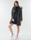 Doudoune &agrave; capuche Tommy Jeans TJW ESSENTIAL noire pour femme - Taille 3