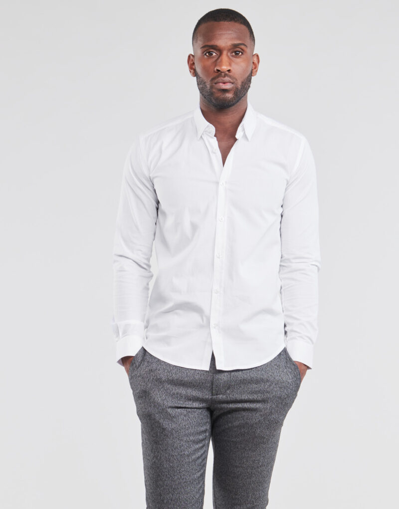 Camicia a maniche lunghe BOTD OMAN Bianco Camicie a maniche lunghe Uomo - 2