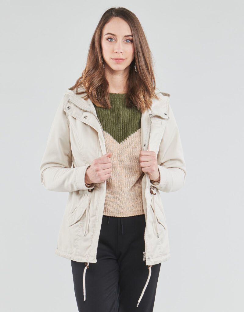 Parka Only ONLLORCA Bianco Parka Donna - 2