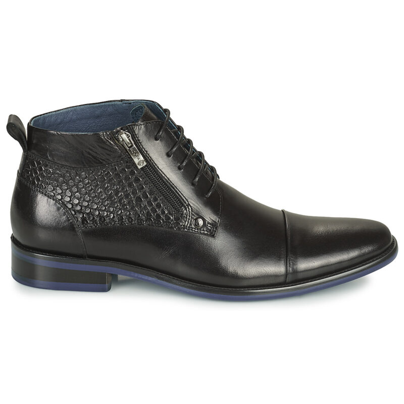 Kdopa JACKSON Schwarze Herren-Ankle-Boots - Gr&ouml;&szlig;e 2