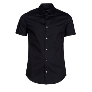 Camicia a maniche corte  Emporio Armani  8N1C91  Nero -  Camicie a maniche corte Uomo