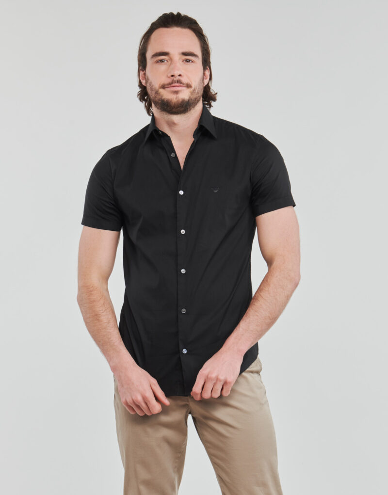 Camisa de manga corta Emporio Armani 8N1C91 Negro Camisas de manga corta Hombre - 2