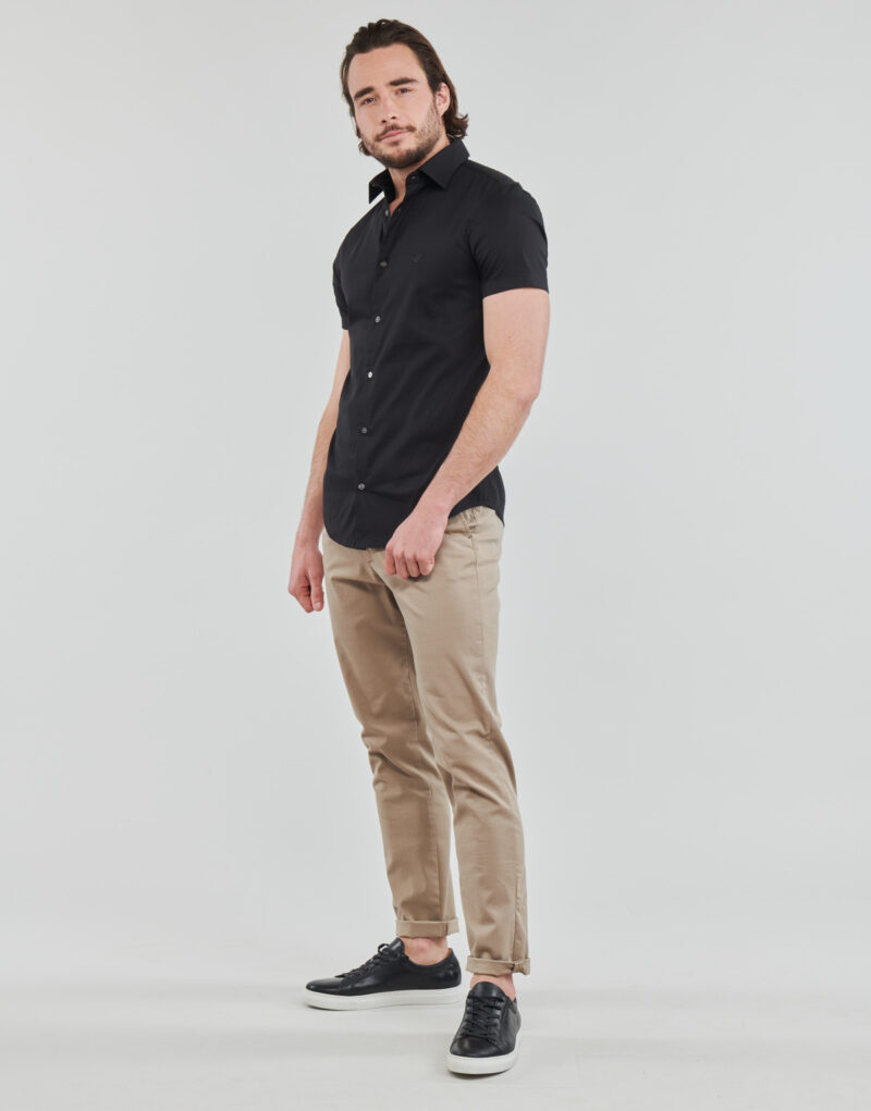 Camisa de manga corta Emporio Armani 8N1C91 Negro Camisas de manga corta Hombre - 3