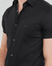 Camisa de manga corta Emporio Armani 8N1C91 Negro Camisas de manga corta Hombre - 5