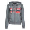 Felpe con cappuccio Geographical Norway FARLOTTE Grigio Felpe con cappuccio Donna