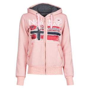 Felpe con cappuccio  Geographical Norway  FARLOTTE  Rosa -  Felpe con cappuccio Abbigliamento Donna
