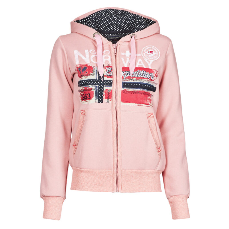 Geographical Norway Kapuzenpullover FARLOTTE Rosa Kapuzenpullover Damen - 1